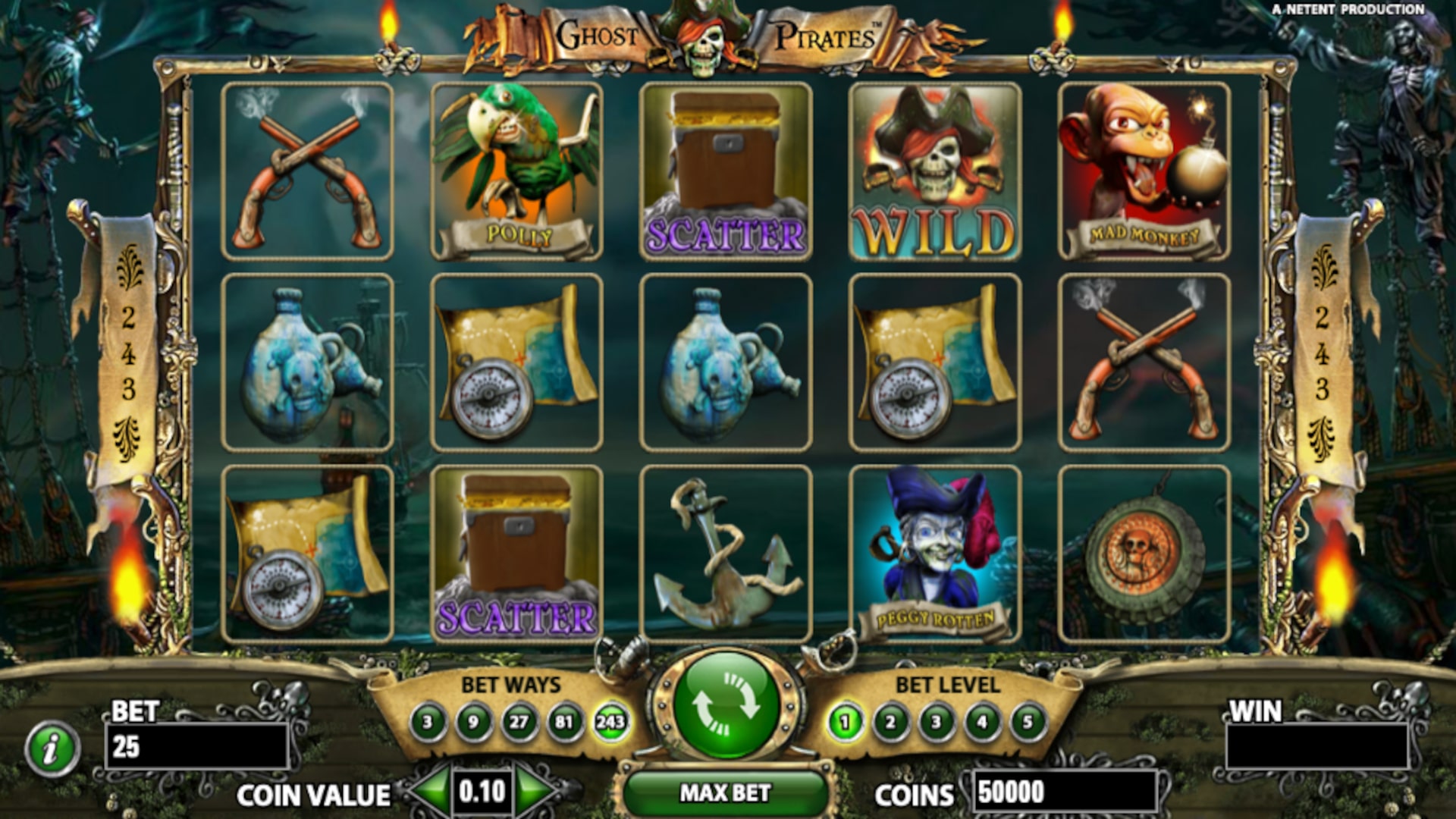 slot machine ghost pirates